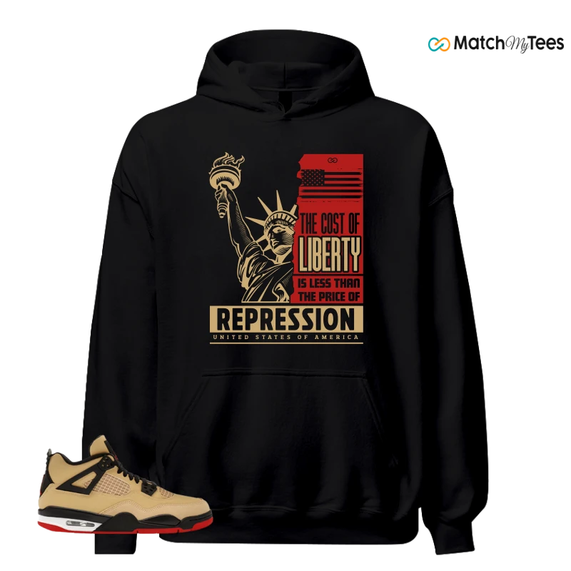 NIKE AIR JORDAN 4 RETRO GS PIZZA SNEAKER Matching Tees hoodie