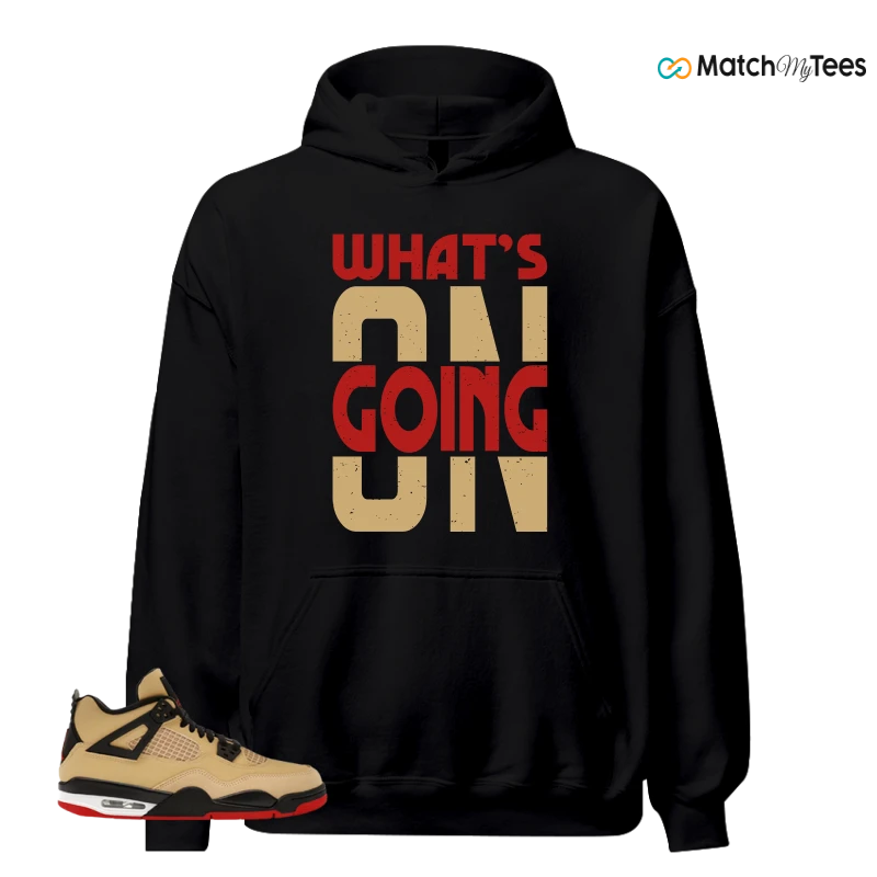 NIKE AIR JORDAN 4 RETRO GS PIZZA SNEAKER Matching Tees hoodie