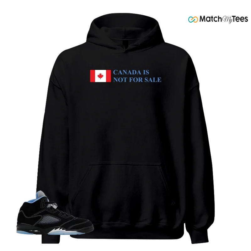 NIKE AIR JORDAN 5 BLACK UNIVERSITY BLUE SNEAKER Matching Tees hoodie