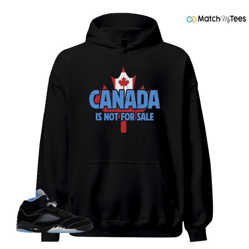NIKE AIR JORDAN 5 BLACK UNIVERSITY BLUE SNEAKER Matching Tees hoodie