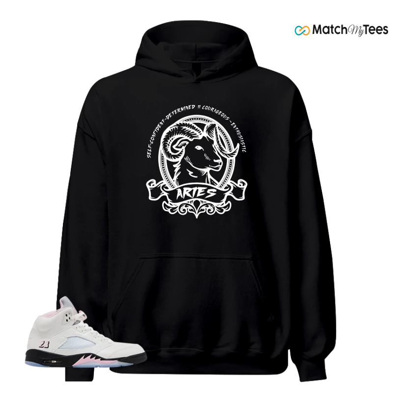 NIKE AIR JORDAN 5 RETRO MEDIUM SOFT PINK SNEAKER Matching Tees hoodie