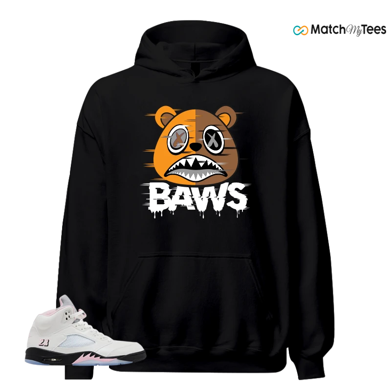 NIKE AIR JORDAN 5 RETRO MEDIUM SOFT PINK SNEAKER Matching Tees hoodie