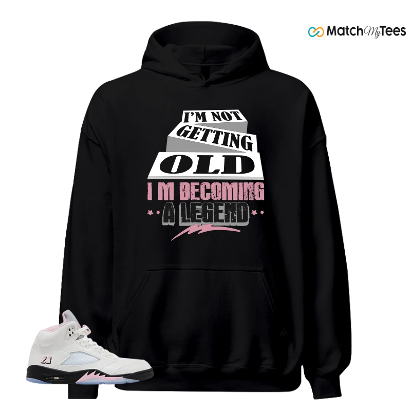 NIKE AIR JORDAN 5 RETRO MEDIUM SOFT PINK SNEAKER Matching Tees hoodie