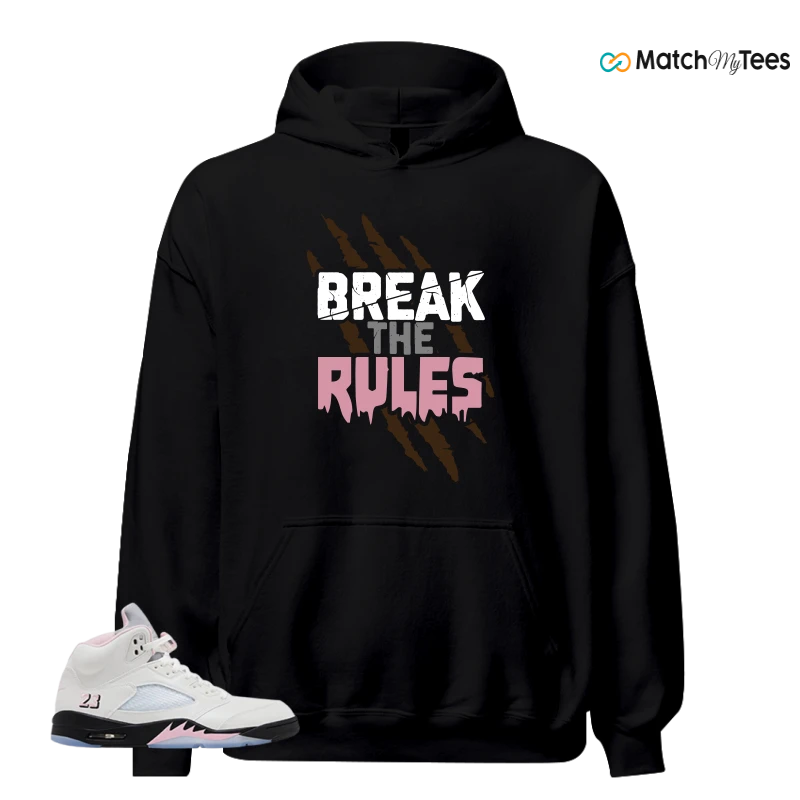 NIKE AIR JORDAN 5 RETRO MEDIUM SOFT PINK SNEAKER Matching Tees hoodie