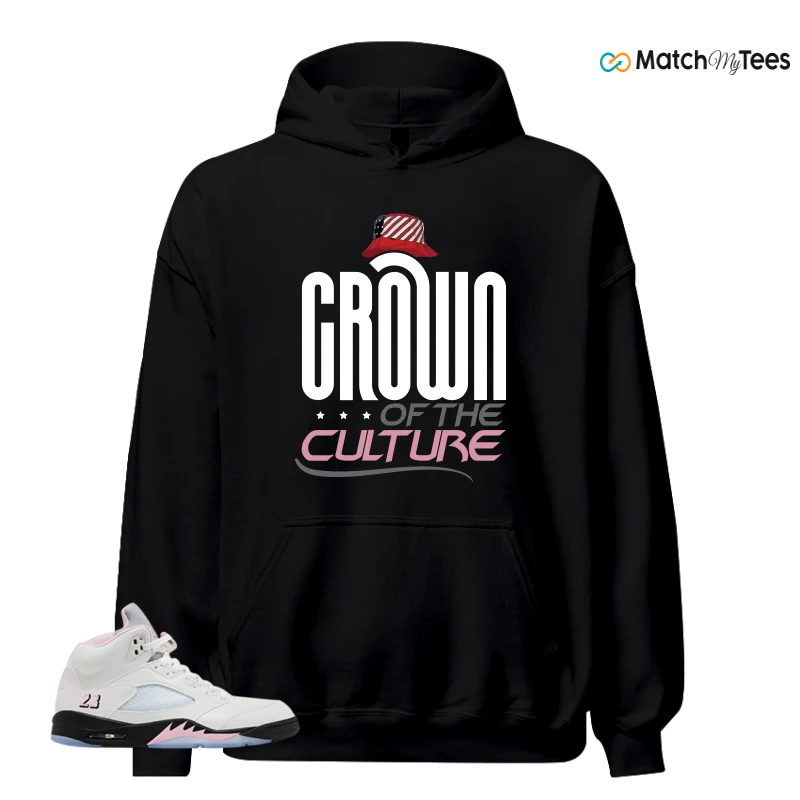 NIKE AIR JORDAN 5 RETRO MEDIUM SOFT PINK SNEAKER Matching Tees hoodie