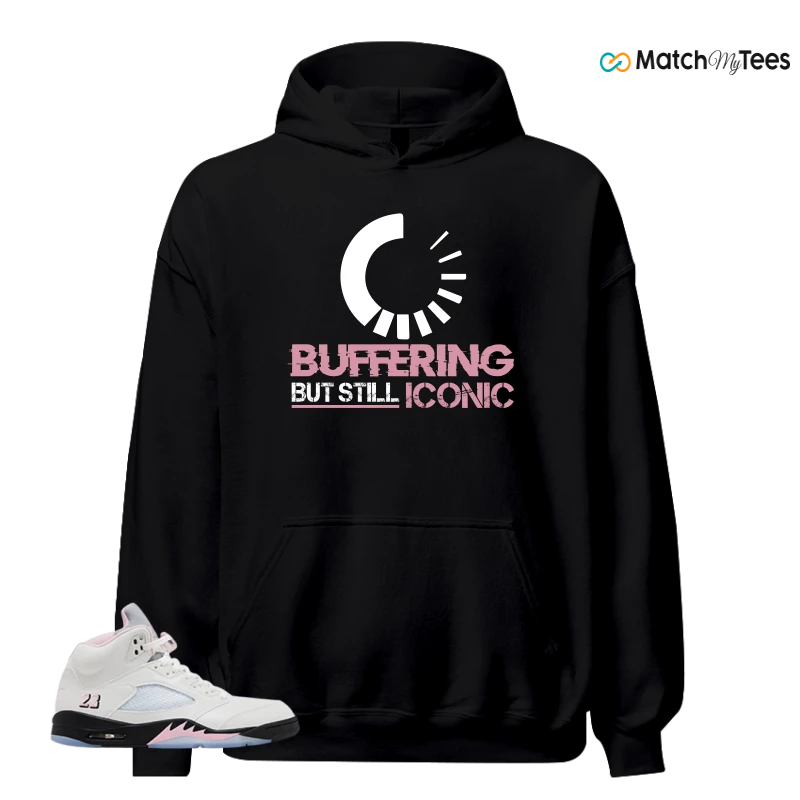 NIKE AIR JORDAN 5 RETRO MEDIUM SOFT PINK SNEAKER Matching Tees hoodie