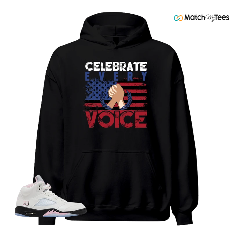 NIKE AIR JORDAN 5 RETRO MEDIUM SOFT PINK SNEAKER Matching Tees hoodie