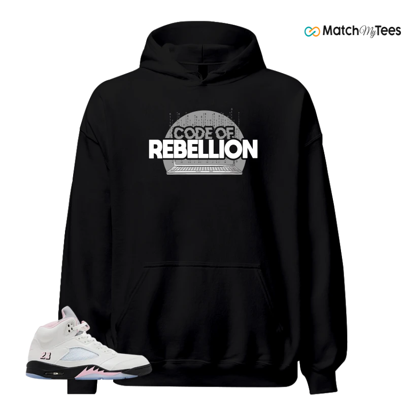 NIKE AIR JORDAN 5 RETRO MEDIUM SOFT PINK SNEAKER Matching Tees hoodie