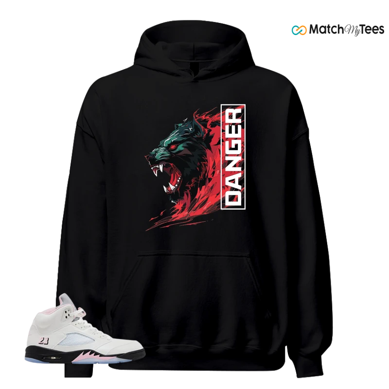 NIKE AIR JORDAN 5 RETRO MEDIUM SOFT PINK SNEAKER Matching Tees hoodie