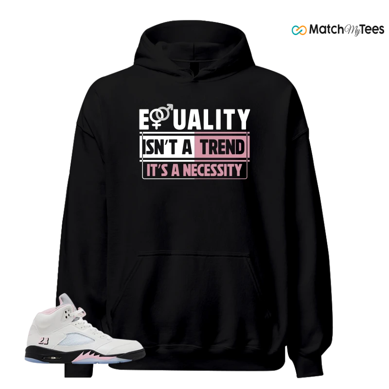 NIKE AIR JORDAN 5 RETRO MEDIUM SOFT PINK SNEAKER Matching Tees hoodie