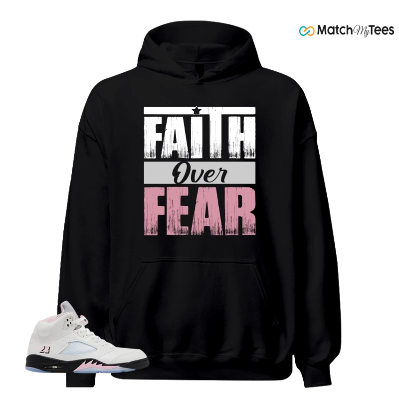 NIKE AIR JORDAN 5 RETRO MEDIUM SOFT PINK SNEAKER Matching Tees hoodie