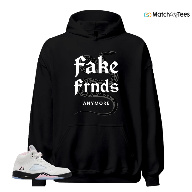 NIKE AIR JORDAN 5 RETRO MEDIUM SOFT PINK SNEAKER Matching Tees hoodie