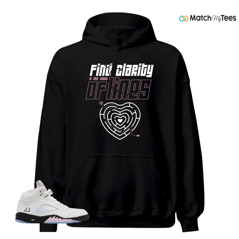 NIKE AIR JORDAN 5 RETRO MEDIUM SOFT PINK SNEAKER Matching Tees hoodie