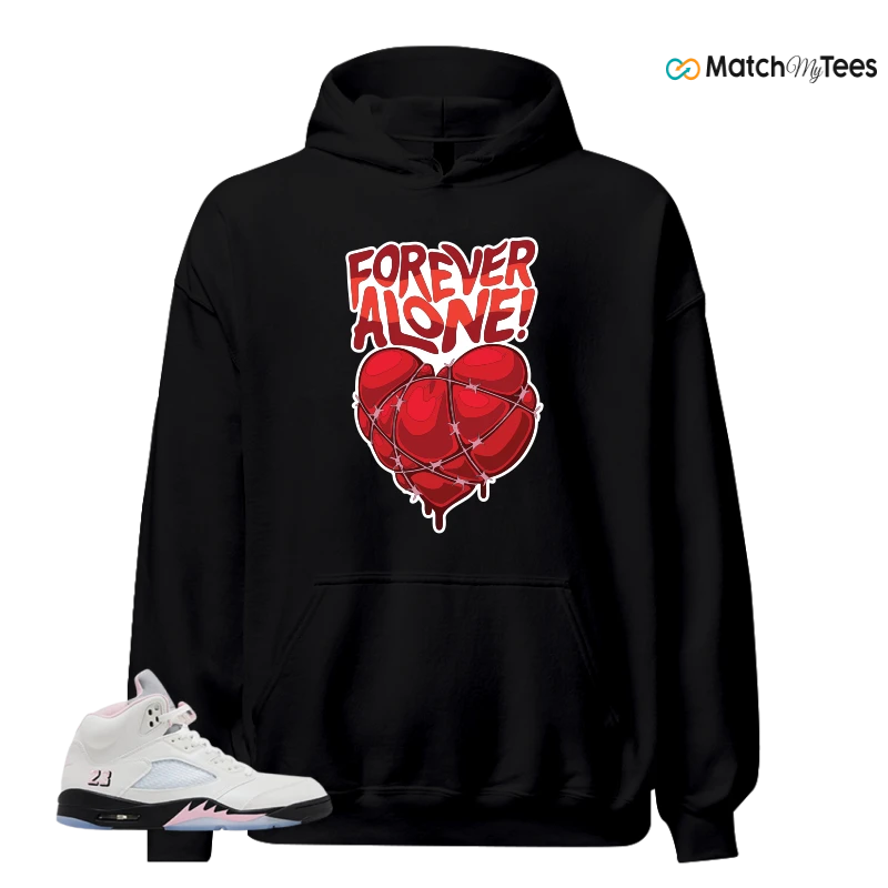 NIKE AIR JORDAN 5 RETRO MEDIUM SOFT PINK SNEAKER Matching Tees hoodie