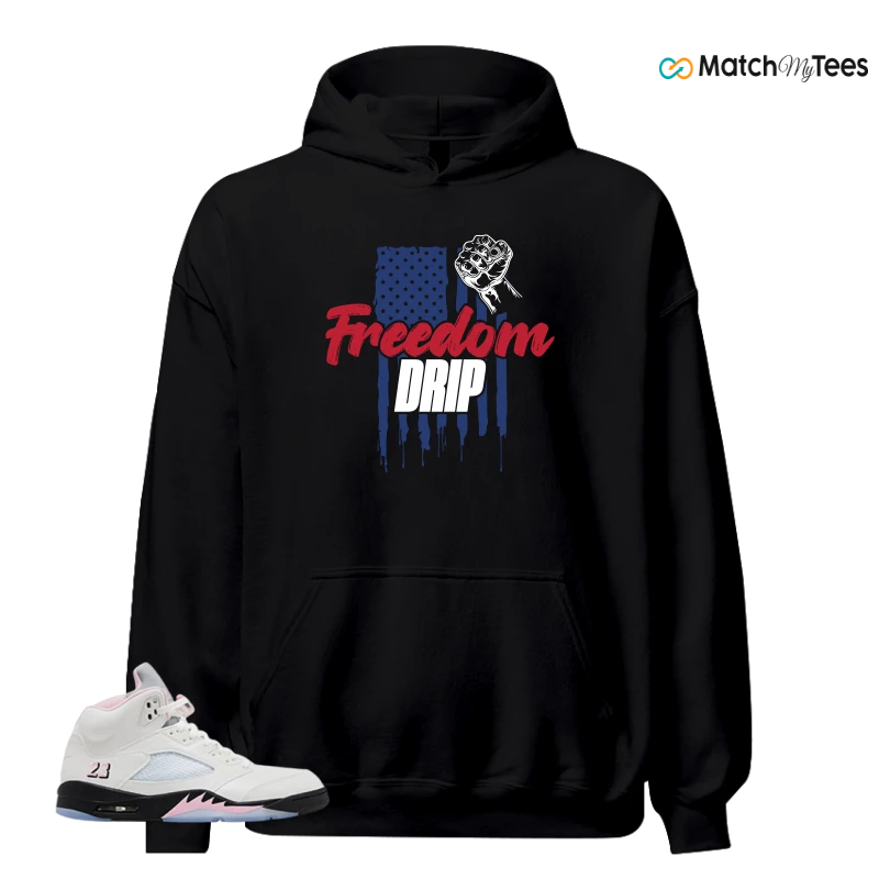 NIKE AIR JORDAN 5 RETRO MEDIUM SOFT PINK SNEAKER Matching Tees hoodie
