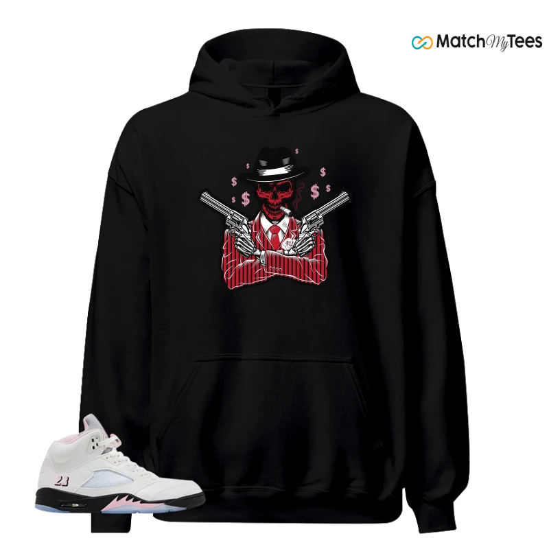 NIKE AIR JORDAN 5 RETRO MEDIUM SOFT PINK SNEAKER Matching Tees hoodie