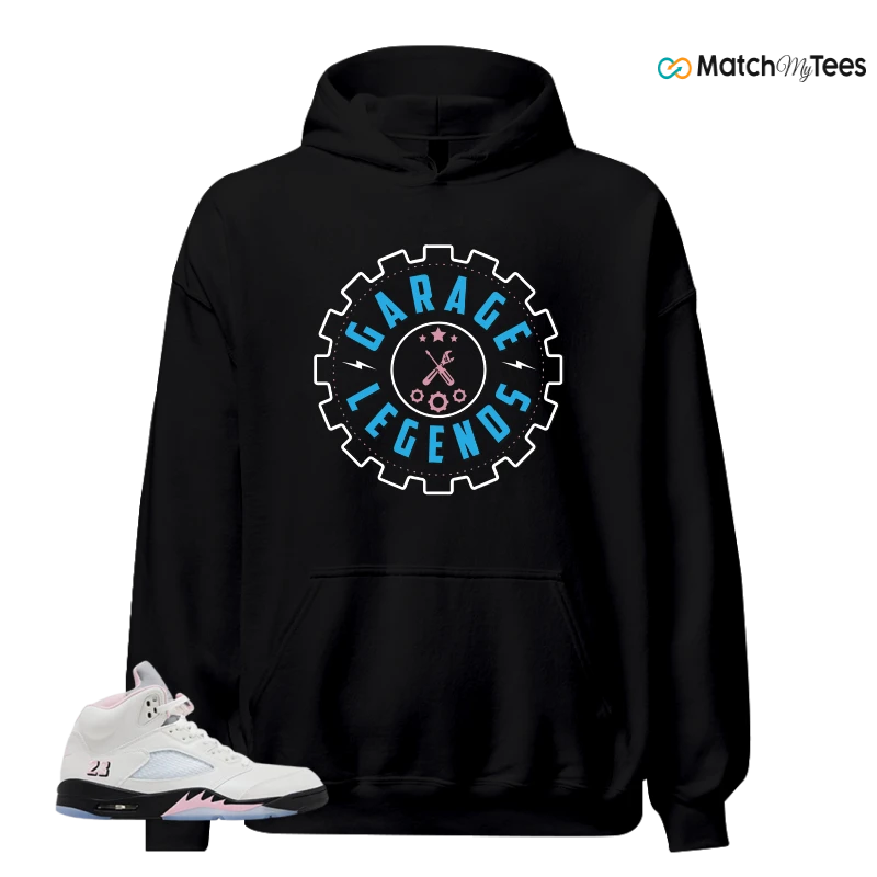 NIKE AIR JORDAN 5 RETRO MEDIUM SOFT PINK SNEAKER Matching Tees hoodie