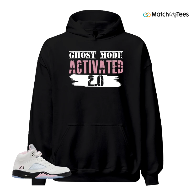 NIKE AIR JORDAN 5 RETRO MEDIUM SOFT PINK SNEAKER Matching Tees hoodie