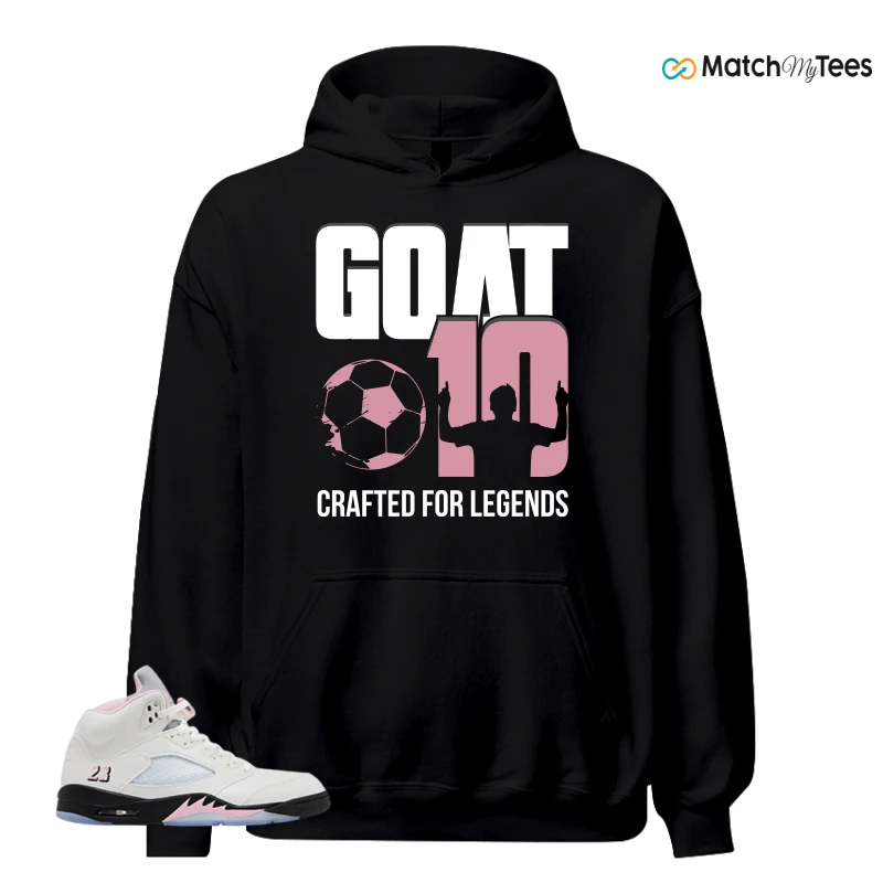 NIKE AIR JORDAN 5 RETRO MEDIUM SOFT PINK SNEAKER Matching Tees hoodie