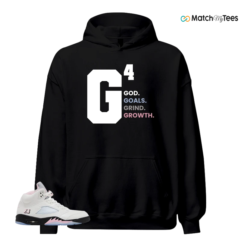 NIKE AIR JORDAN 5 RETRO MEDIUM SOFT PINK SNEAKER Matching Tees hoodie