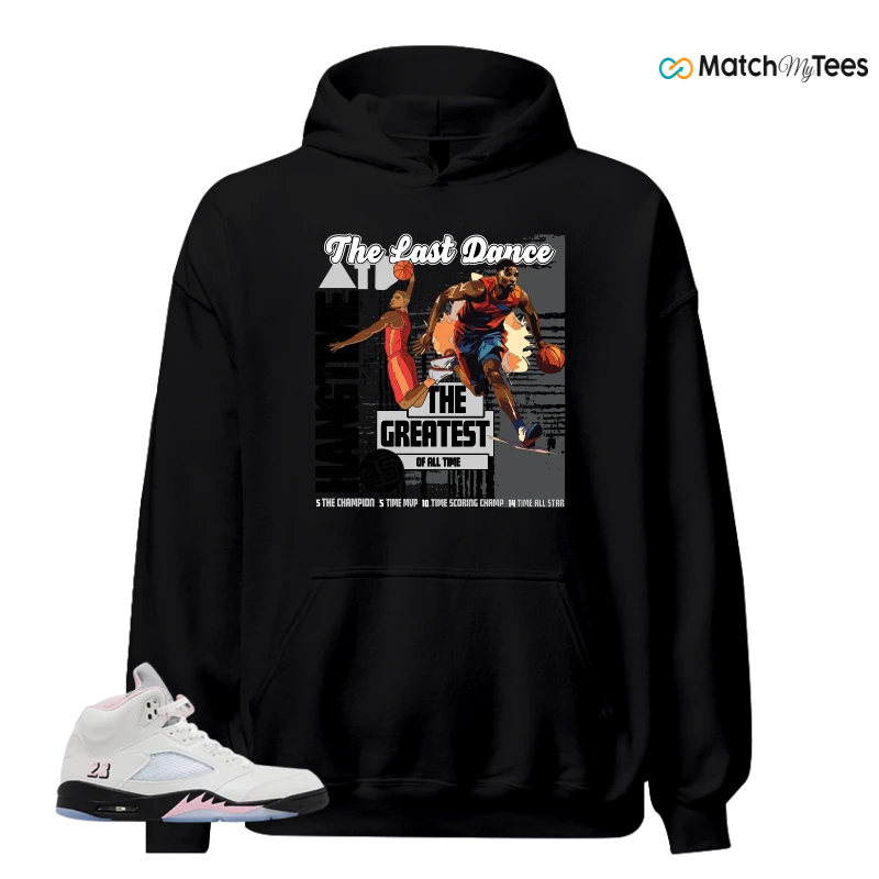 NIKE AIR JORDAN 5 RETRO MEDIUM SOFT PINK SNEAKER Matching Tees hoodie