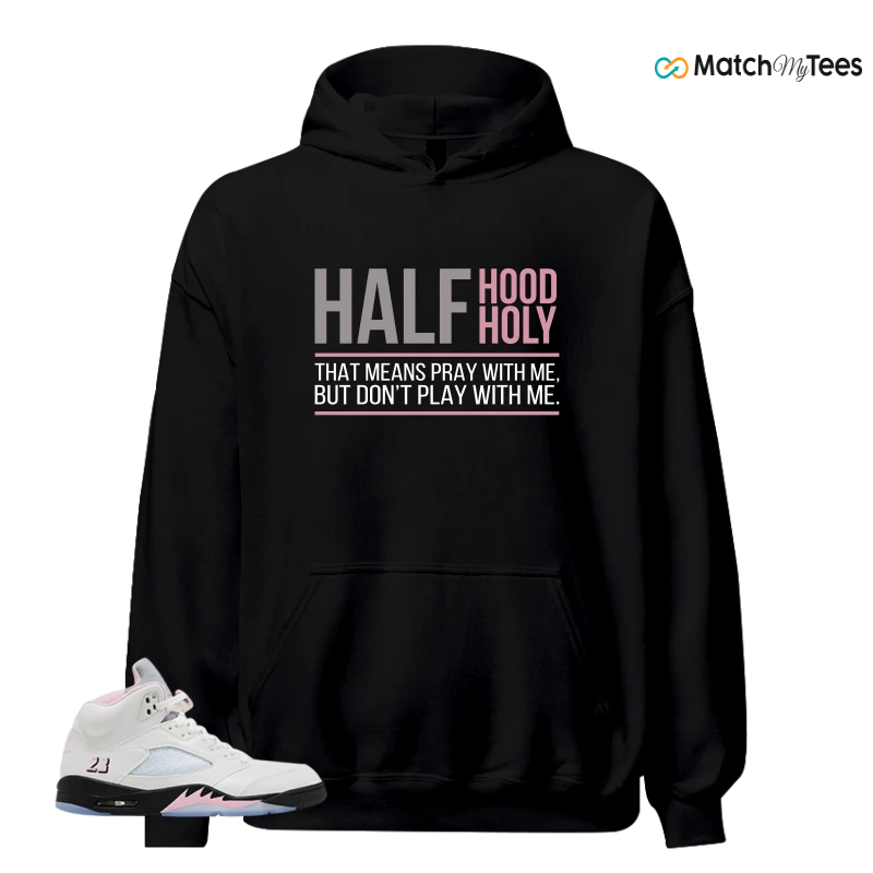 NIKE AIR JORDAN 5 RETRO MEDIUM SOFT PINK SNEAKER Matching Tees hoodie