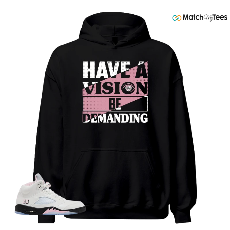 NIKE AIR JORDAN 5 RETRO MEDIUM SOFT PINK SNEAKER Matching Tees hoodie