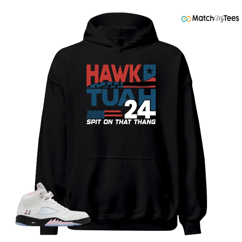 NIKE AIR JORDAN 5 RETRO MEDIUM SOFT PINK SNEAKER Matching Tees hoodie