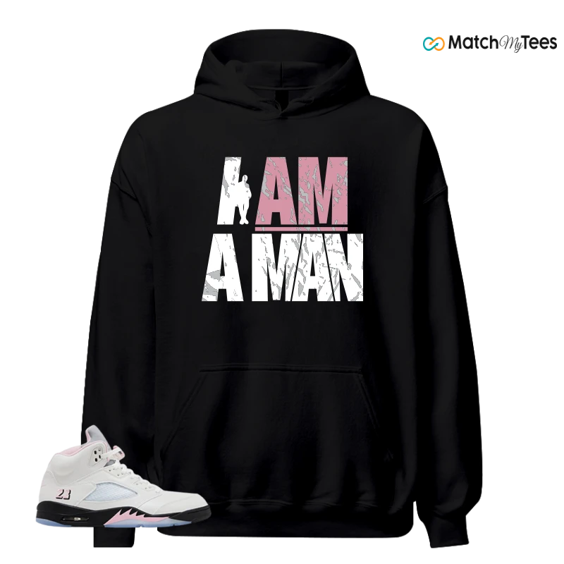 NIKE AIR JORDAN 5 RETRO MEDIUM SOFT PINK SNEAKER Matching Tees hoodie