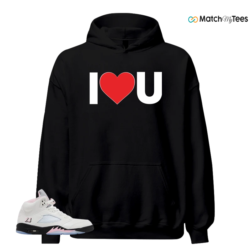 NIKE AIR JORDAN 5 RETRO MEDIUM SOFT PINK SNEAKER Matching Tees hoodie