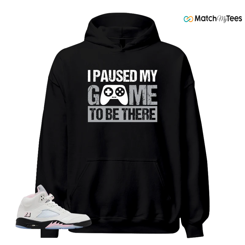 NIKE AIR JORDAN 5 RETRO MEDIUM SOFT PINK SNEAKER Matching Tees hoodie