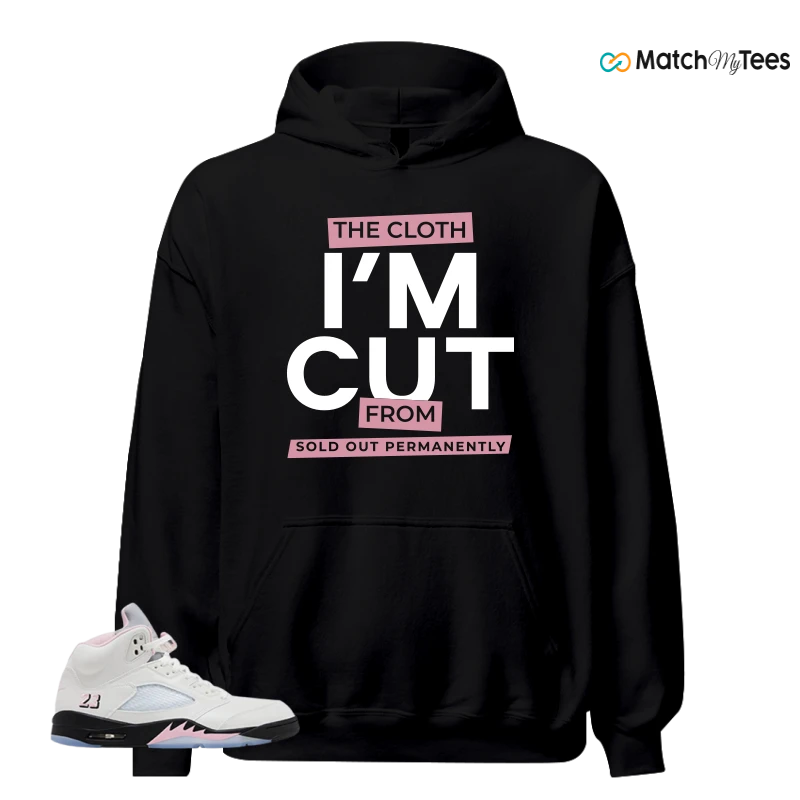 NIKE AIR JORDAN 5 RETRO MEDIUM SOFT PINK SNEAKER Matching Tees hoodie