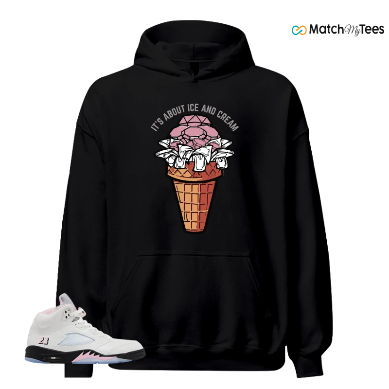 NIKE AIR JORDAN 5 RETRO MEDIUM SOFT PINK SNEAKER Matching Tees hoodie