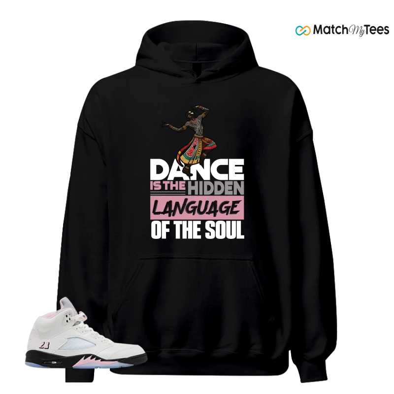 NIKE AIR JORDAN 5 RETRO MEDIUM SOFT PINK SNEAKER Matching Tees hoodie