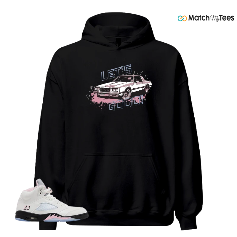 NIKE AIR JORDAN 5 RETRO MEDIUM SOFT PINK SNEAKER Matching Tees hoodie