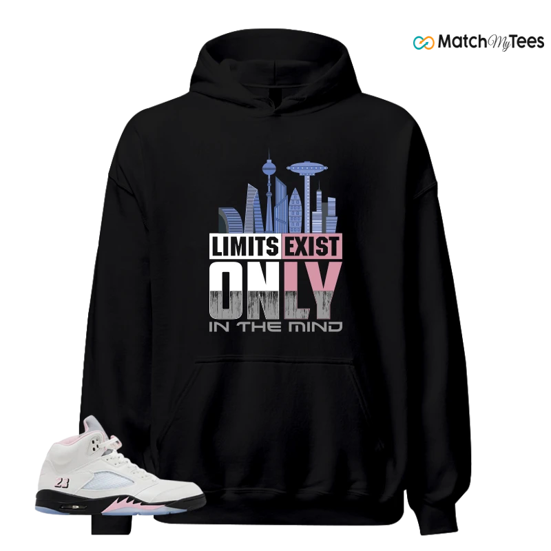 NIKE AIR JORDAN 5 RETRO MEDIUM SOFT PINK SNEAKER Matching Tees hoodie