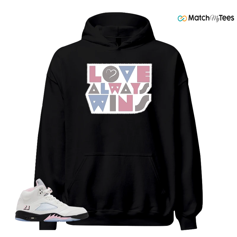 NIKE AIR JORDAN 5 RETRO MEDIUM SOFT PINK SNEAKER Matching Tees hoodie