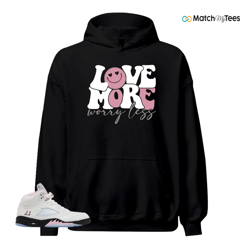 NIKE AIR JORDAN 5 RETRO MEDIUM SOFT PINK SNEAKER Matching Tees hoodie