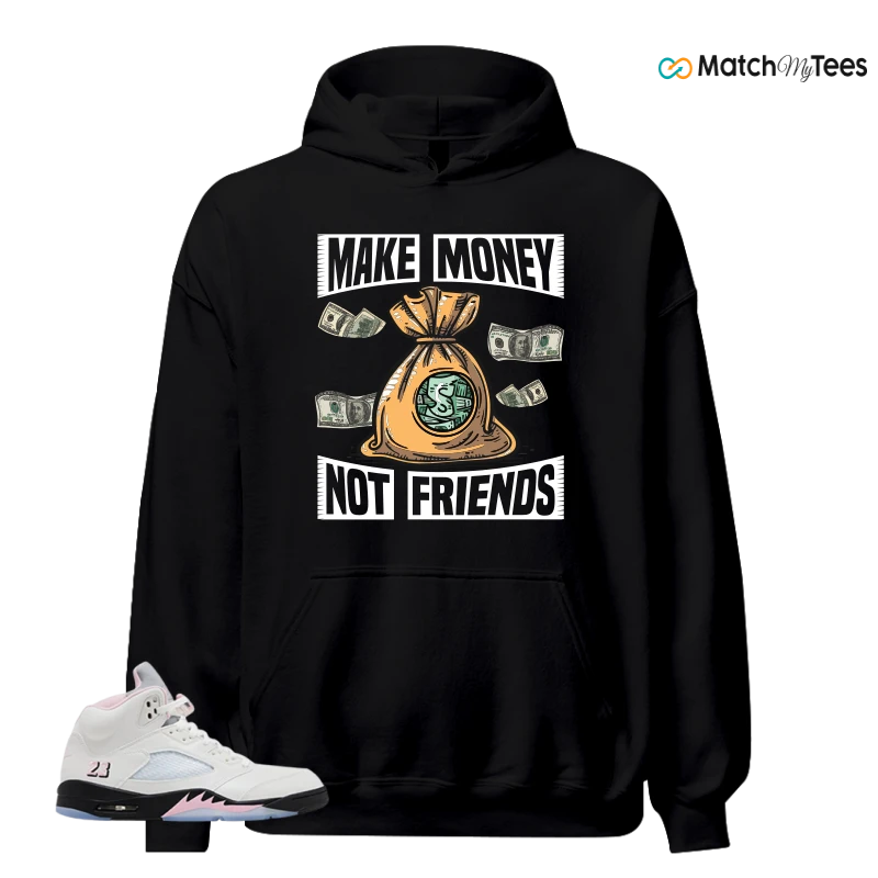 NIKE AIR JORDAN 5 RETRO MEDIUM SOFT PINK SNEAKER Matching Tees hoodie