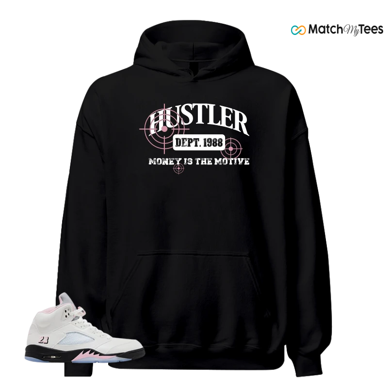 NIKE AIR JORDAN 5 RETRO MEDIUM SOFT PINK SNEAKER Matching Tees hoodie