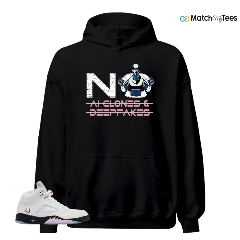 NIKE AIR JORDAN 5 RETRO MEDIUM SOFT PINK SNEAKER Matching Tees hoodie