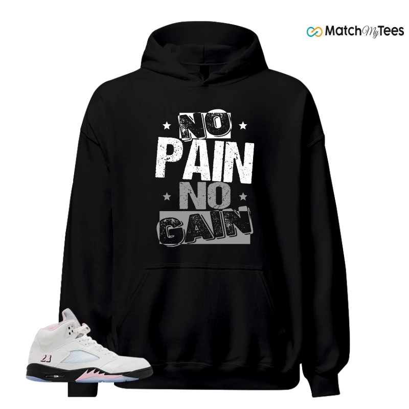 NIKE AIR JORDAN 5 RETRO MEDIUM SOFT PINK SNEAKER Matching Tees hoodie