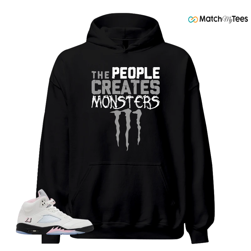 NIKE AIR JORDAN 5 RETRO MEDIUM SOFT PINK SNEAKER Matching Tees hoodie