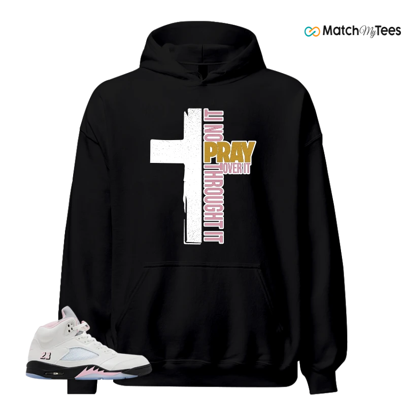 NIKE AIR JORDAN 5 RETRO MEDIUM SOFT PINK SNEAKER Matching Tees hoodie