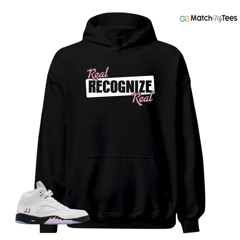 NIKE AIR JORDAN 5 RETRO MEDIUM SOFT PINK SNEAKER Matching Tees hoodie