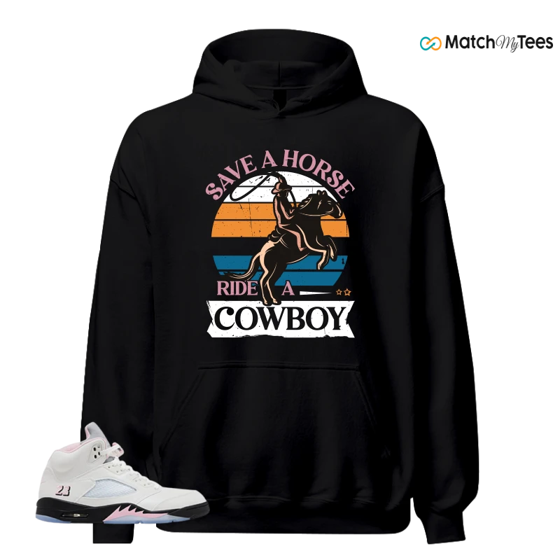 NIKE AIR JORDAN 5 RETRO MEDIUM SOFT PINK SNEAKER Matching Tees hoodie