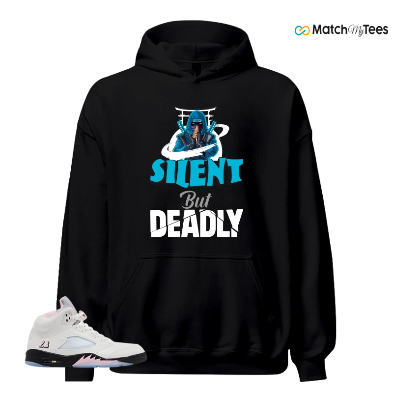 NIKE AIR JORDAN 5 RETRO MEDIUM SOFT PINK SNEAKER Matching Tees hoodie