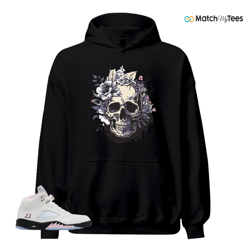 NIKE AIR JORDAN 5 RETRO MEDIUM SOFT PINK SNEAKER Matching Tees hoodie