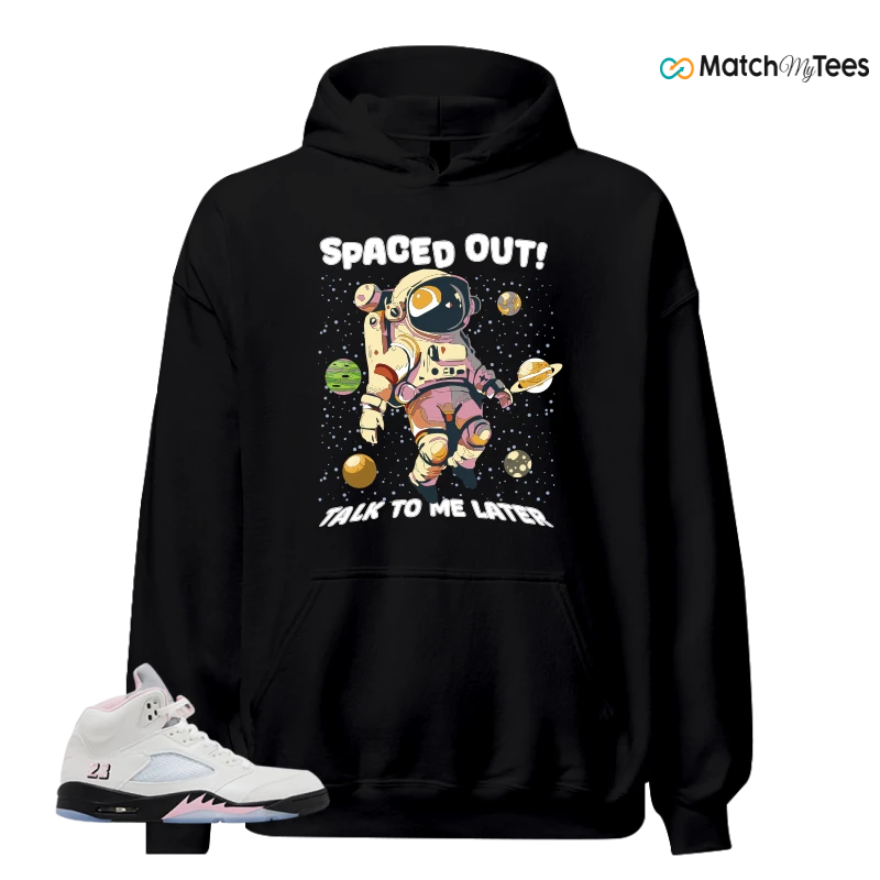 NIKE AIR JORDAN 5 RETRO MEDIUM SOFT PINK SNEAKER Matching Tees hoodie