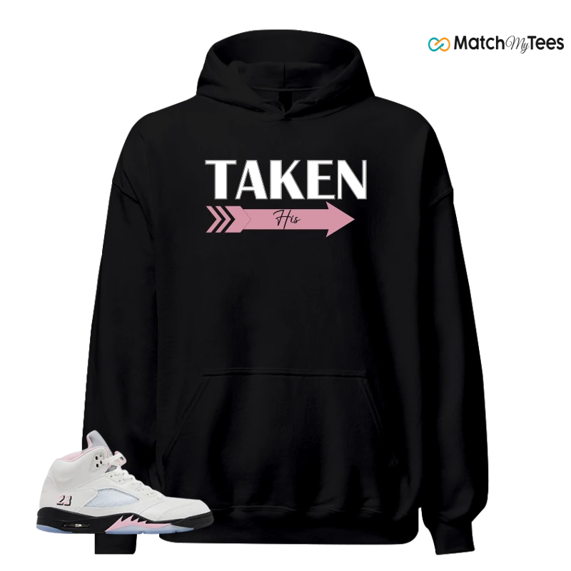 NIKE AIR JORDAN 5 RETRO MEDIUM SOFT PINK SNEAKER Matching Tees hoodie